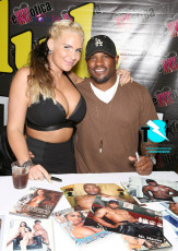 Phoenix Marie, Mr Marcus at Exxxotica, Donald E. Stephens
Convention Center, Chicago, IL, Friday June 12, 2015.
