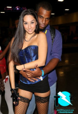 Rachel Rose, Steve Dash at Exxxotica, Broward County Convention Center, Fort Lauderdale, FL. 
Friday May 2, 2014.