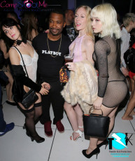 Daphne Dare, Tee Reel, Emma Starletto and Naomi Nash at the XBiz Winter Wonderland Party, Andaz Hotel, West Hollywood, CA, Wednesday, January 16, 2019.